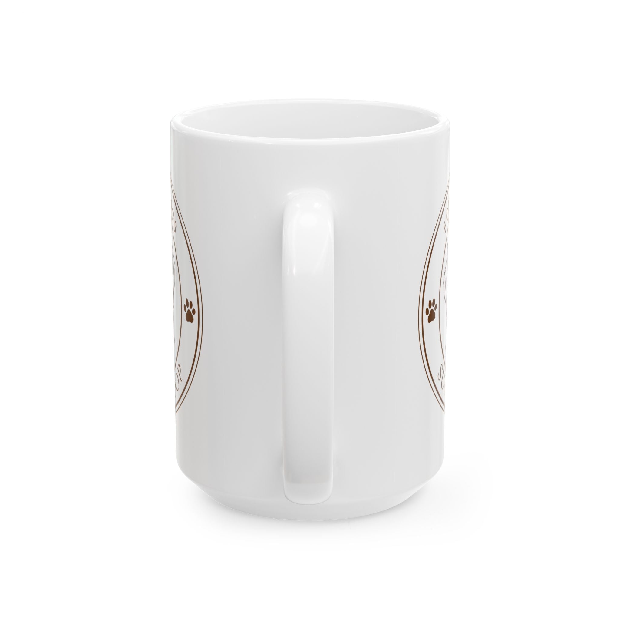 Ceramic Mug - 'For Good Dogs' Sunny & Coop Paw Print Coffee Cup (11oz/15oz)