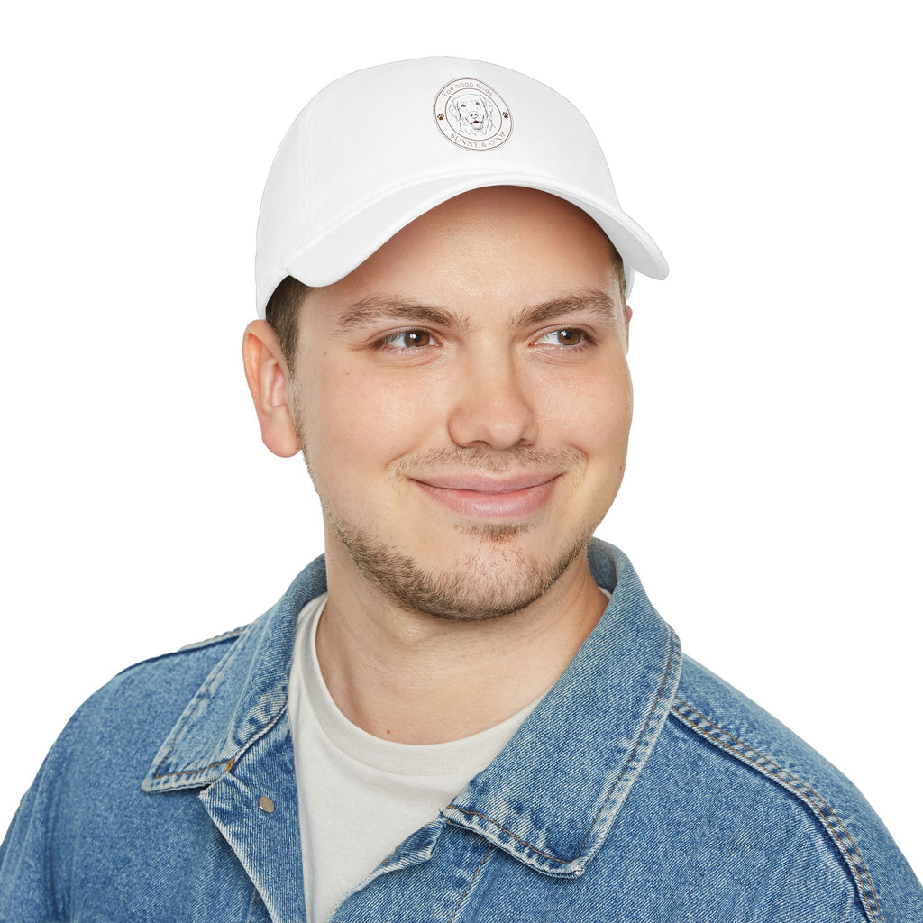 Low Profile Baseball Cap — 'Good Boy' Retriever Logo Dad Hat