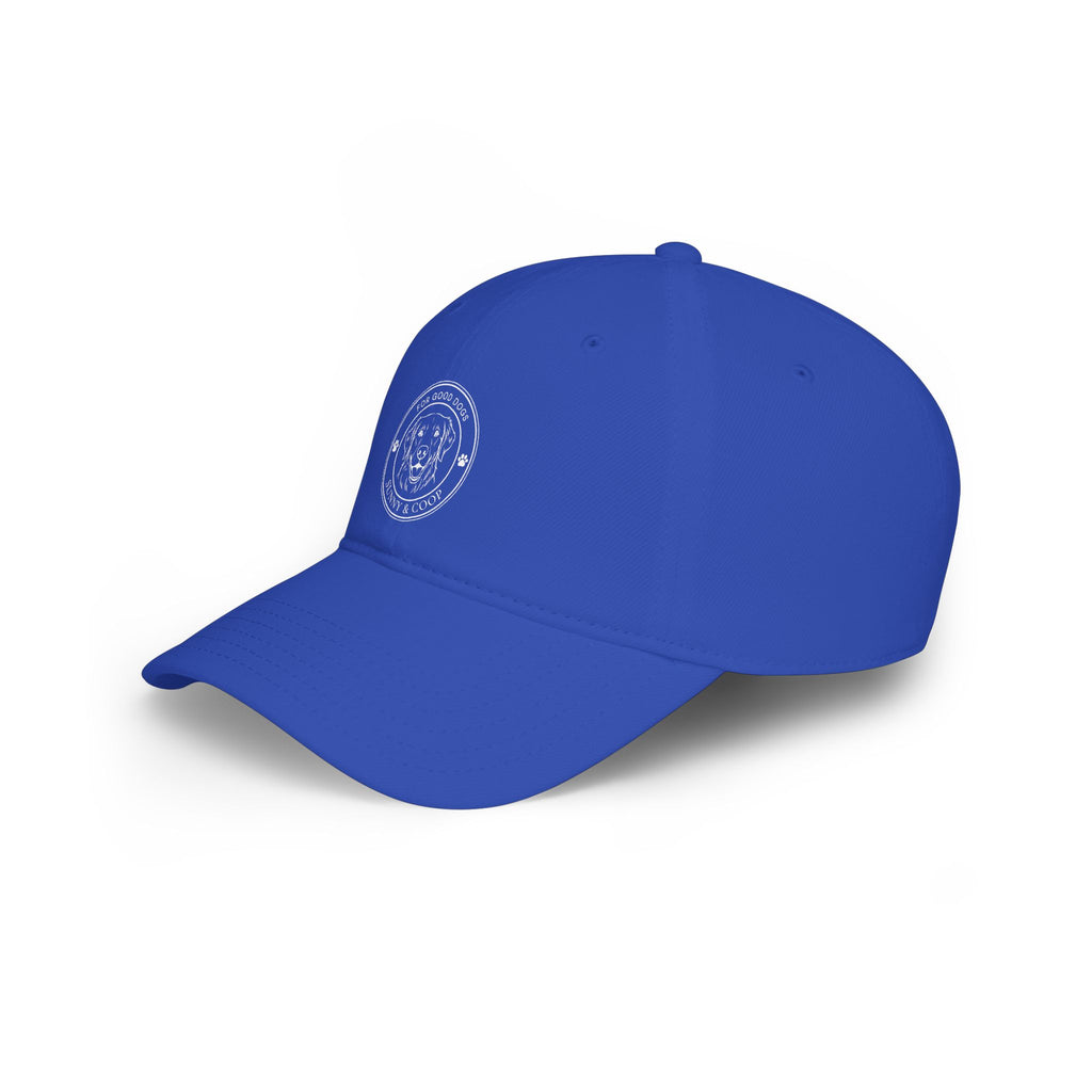 Low Profile Baseball Cap — 'Good Boy' Retriever Logo Dad Hat